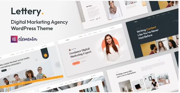 Lettery – Digital Marketing Agency WordPress Theme