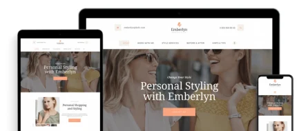Emberlyn Personal Stylist WordPress Theme